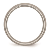 Titanium Grooved 6mm Brushed and Polished Band | TB48 ,