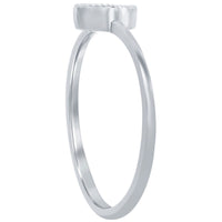 Classic Women's Sterling Silver Marquise CZ Ring - W-2744 ,