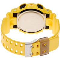 Casio Men's Watch - G-Shock Metallic Yellow Resin Strap Analog-Digital | GA110NM-9A ,