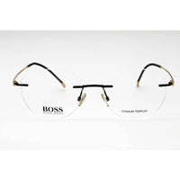 Hugo Boss Men's Eyeglasses - Matte Black Metal Rimless Frame | BOSS 1266/D 0003 00 ,