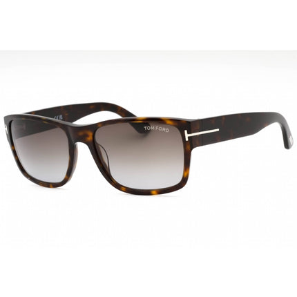 Tom Ford Men's Sunglasses - Dark Havana Plastic Frame Gradient Smoke Lens | FT0445 52B ,