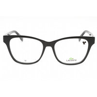Lacoste Women's Eyeglasses - Black Plastic Square Frame Clear Demo Lens | L2920 001 ,