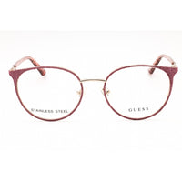 Guess Women's Eyeglasses - Pink /Other Metal Cat Eye Shape Full Rim Frame | GU2913 074 ,