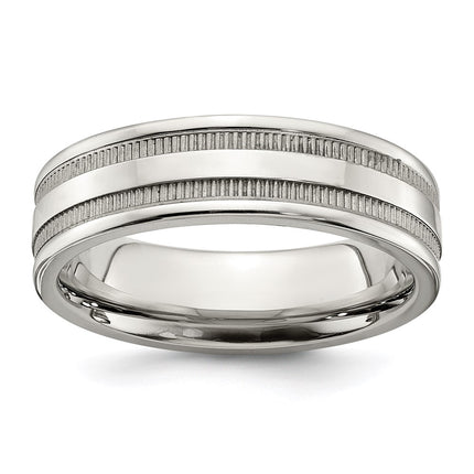 Stainless Steel Polished 6mm Band | SR674 ,