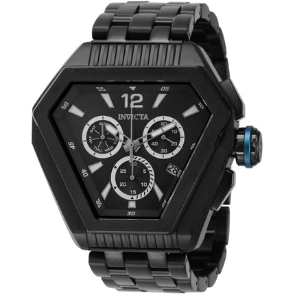 Invicta Men's Chronograph Watch - Speedway Quartz Black Dial Bracelet | 46097 ,
