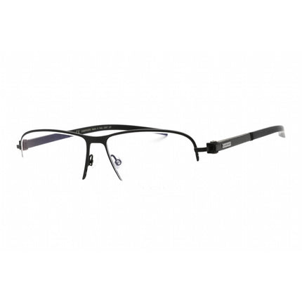 Chopard Men's Eyeglasses - Black Metal Rectangular Half Rim Frame | VCHD83 0531 ,