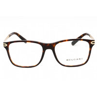 Bvlgari Men's Eyeglasses - Havana Plastic Full Rim Rectangular Frame | 0BV3049 504 ,