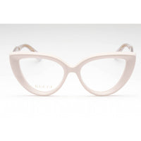 Gucci Women's Eyeglasses - Ivory Plastic Cat Eye Shape Full Rim Frame | GG1530O 004 ,