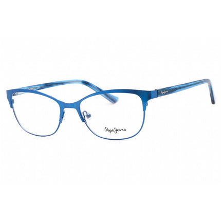 Pepe Jeans Women's Eyeglasses - Blue Metal Cat Eye Frame Clear Demo Lens | PJ1389 C2 ,