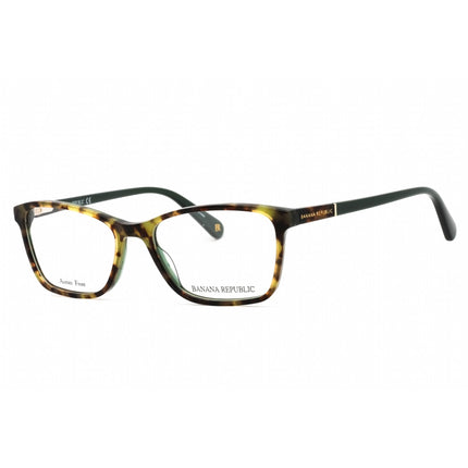 Banana Republic Women's Eyeglasses - Olive Havana Square Shape Frame | BR 207 0G1U 00 ,