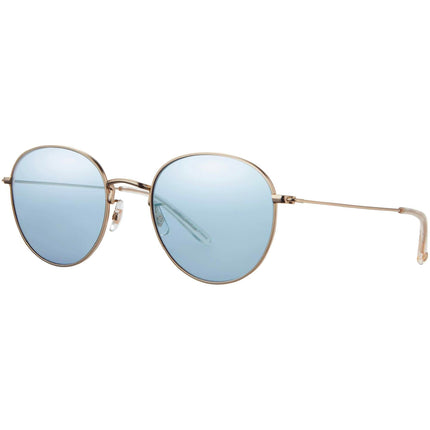 Garrett Leight Women's Sunglasses - Gold-Prosecco Round Frame | PALOMA MG-PRO/SFSKLM ,