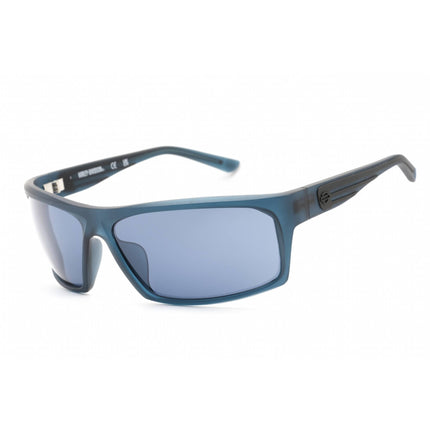 Harley Davidson Men's Sunglasses - Matte Blue Rectangular Full Rim Frame | HD0951X 91X ,