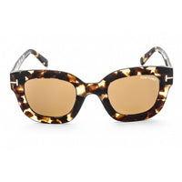 Tom Ford Women's Sunglasses - Havana/Other Plastic Cat Eye Full Rim | FT0659 56E- ,