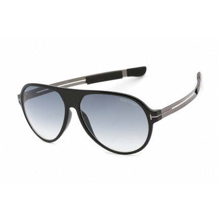 Tom Ford Men's Sunglasses - Shiny Black Plastic Pilot Full Rim Frame | FT0881 01B ,
