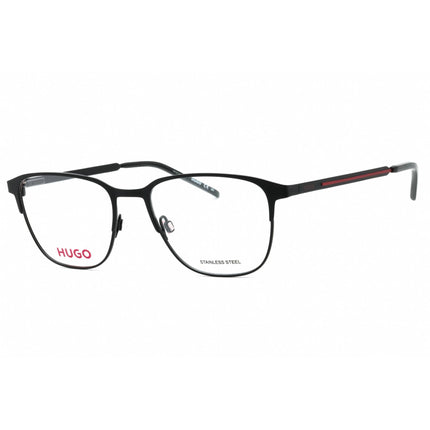 Hugo Men's Eyeglasses - Matte Black Metal Square Full Rim Frame | HG 1155 0003 00 ,
