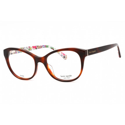 Kate Spade Women's Eyeglasses - Havana Plastic Full Rim Cat Eye Frame | NATALY 0086 00 ,