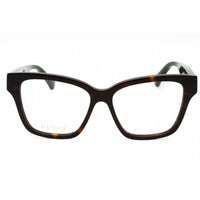 Gucci Women's Eyeglasses - Tortoise Plastic Full Rim Cat Eye Shape Frame | GG1302O 006 ,
