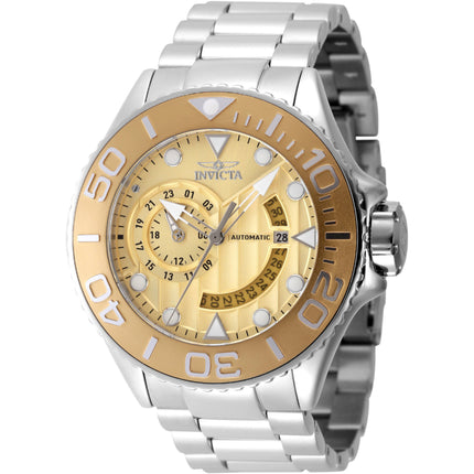 Invicta Men's Watch - Grand Diver Automatic Gold Tone Dial Steel Bracelet | 47543 ,