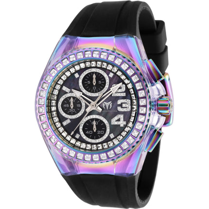 Technomarine Women's Crystal Watch - Cruise Glitz Iridescent Case Strap | TM-121065 ,