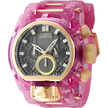 Invicta Men's Watch - Bolt Zeus Magnum Quartz Gunmetal and Gold Dial Strap | 46475 ,
