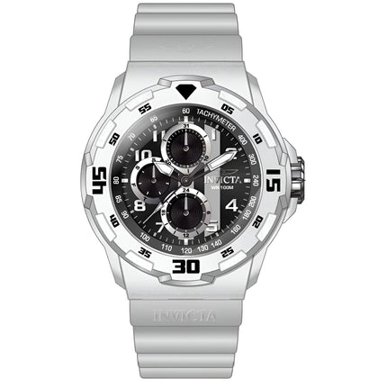 Invicta Men's Watch - Coalition Forces Chrono White Silicone Rubber Strap | 46400 ,