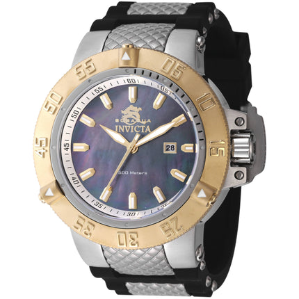 Invicta Men's Watch - Subaqua Noma III MOP Dial Black and Silver Strap Date | 46454 ,