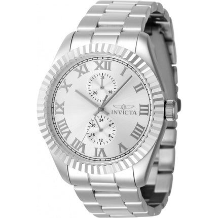 Invicta Men's Watch - Specialty Quartz Silver Tone Dial Steel Bracelet | 47421 ,