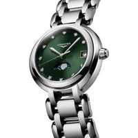 Longines Women's Watch - Primaluna Quartz Moon Phase Silver Tone Bracelet | L81154676 ,