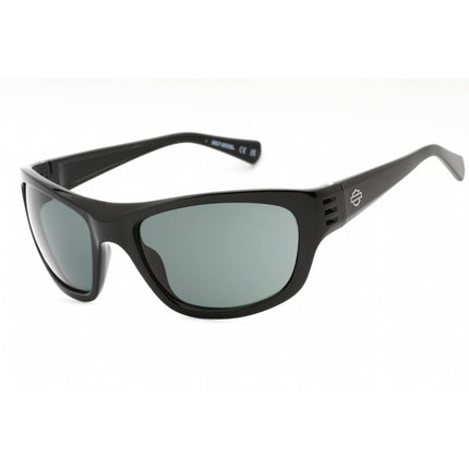 Harley Davidson Men's Sunglasses - Shiny Black Plastic Full Rim Frame | HD0982X 01R ,