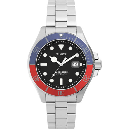 Timex Men's Watch - Harborside Coast Blue and Red Rotating Bezel | TW2V72100VQ ,