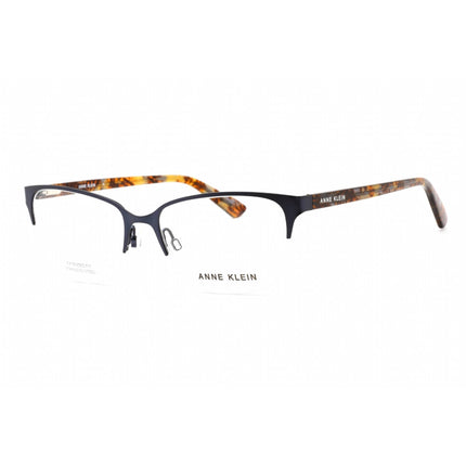 Anne Klein Men's Eyeglasses - Navy Rectangular Half Rim Plastic Frame | AK5083 414 ,