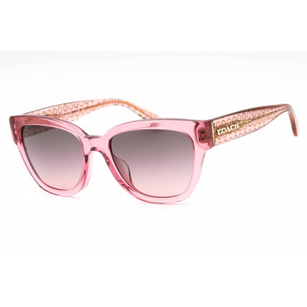 Coach Women's Sunglasses - Transparent Pink Gradient Cat Eye Frame | 0HC8379U 580046 ,