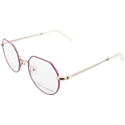Kendall + Kylie Women's Eyeglasses - Dark Pink Metal Frame Demo Lens | KKO116G IVY 540 ,