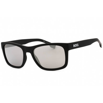Hugo Boss Men's Sunglasses - Matte Black Plastic Full Rim Frame | BOSS 1569/S 0003 T4 ,