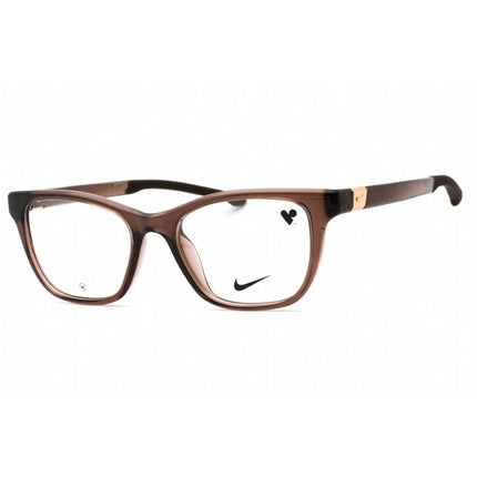 Nike Women's Eyeglasses - Basalt Brown Injected Propionate Cat Eye | NIKE 7154 201 ,