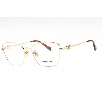 Salvatore Ferragamo Women's Eyeglasses - Gold Cat Eye Full Rim Frame | SF2224N 710 ,