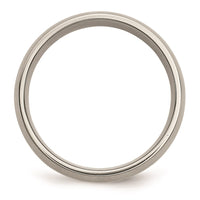 Titanium 14k Yellow Inlay 8mm Brushed Band | TB223 ,