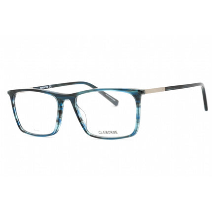 Liz Claiborne Men's Eyeglasses - Blue Rectangular Frame Clear Demo Lens | CB 321 PJP ,
