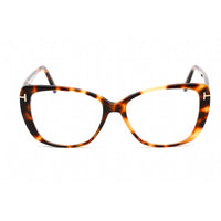 Tom Ford Women's Eyeglasses - Blonde Havana Acetate Butterfly Frame | FT5744-B 053 ,