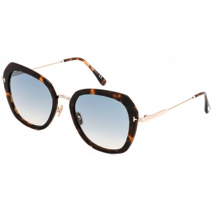 Tom Ford Women's Sunglasses - Colored Havana Plastic Butterfly Frame | FT0792 55P ,