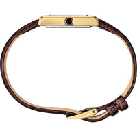 Seiko Women's Watch - Essentials Quartz Light Champagne Dial Leather Strap | SWR066 ,