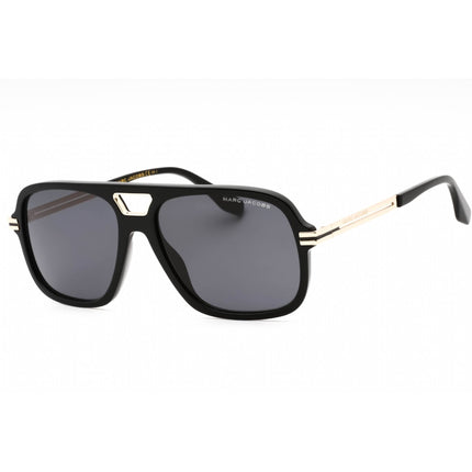 Marc Jacobs Men's Sunglasses - Black Gold Navigator Full Rim | MARC 415/S 02M2 IR ,