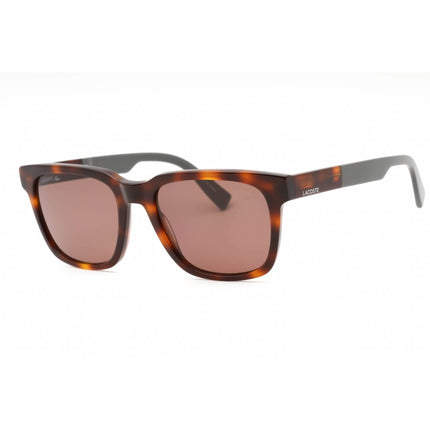 Lacoste Unisex Sunglasses - Havana Square Full Rim Frame Clear Demo Lens | L996S 214 ,