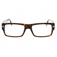 Tom Ford Men's Eyeglasses - Dark Havana Rectangular Full Rim Frame | FT5835-B 052 ,