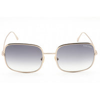 Tom Ford Women's Sunglasses - Shiny Rose Gold Frame Gradient Smoke Lens | FT0865 28B ,