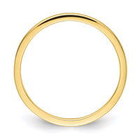 14K Gold 1.2mm Flat Satin Stackable Band | STK23-120Y ,