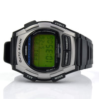 Casio Silver Resin Case Black Band Watch | DB-35H-1A ,