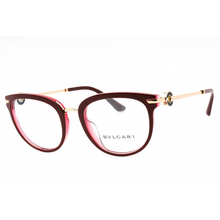 Bvlgari Women's Eyeglasses - Cherry Red Plastic Full Rim Oval Frame | 0BV4195BF 5469 ,