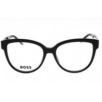 Hugo Boss Women's Eyeglasses - Black Plastic Cat Eye Full Rim | BOSS 1387 0807 00 ,