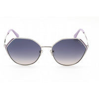 Guess Women's Sunglasses - Shiny Light Nickeltin Plastic Frame Smoke Lens | GU7842 10B ,